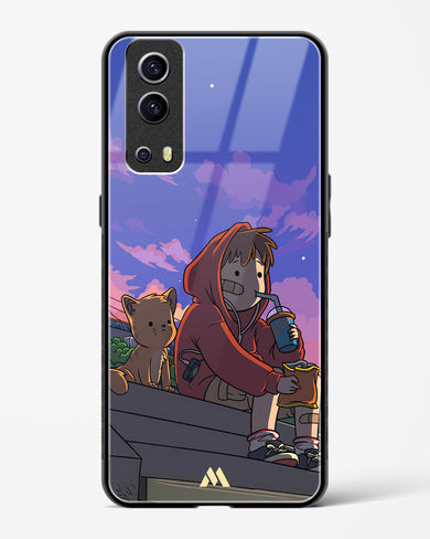 Anime Boy Lo Fi Glass Case Phone Cover (Vivo)