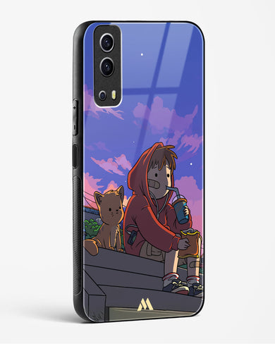 Anime Boy Lo Fi Glass Case Phone Cover (Vivo)