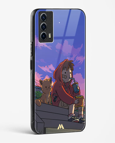 Anime Boy Lo Fi Glass Case Phone Cover (Vivo)