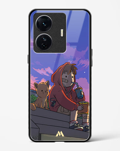 Anime Boy Lo Fi Glass Case Phone Cover (Vivo)