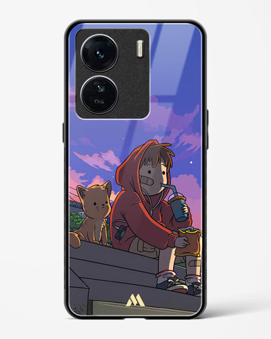 Anime Boy Lo Fi Glass Case Phone Cover (Vivo)