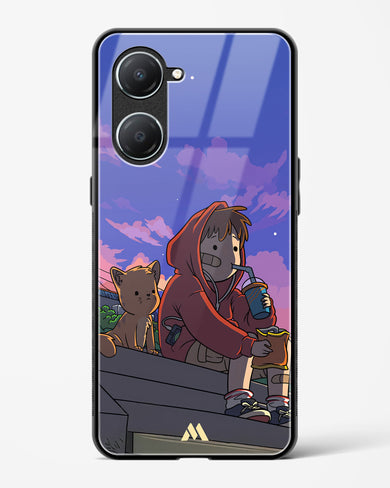 Anime Boy Lo Fi Glass Case Phone Cover (Vivo)