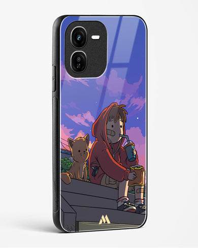 Anime Boy Lo Fi Glass Case Phone Cover (Vivo)