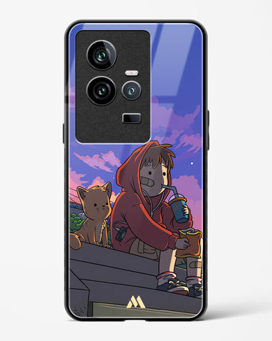 Anime Boy Lo Fi Glass Case Phone Cover (Vivo)