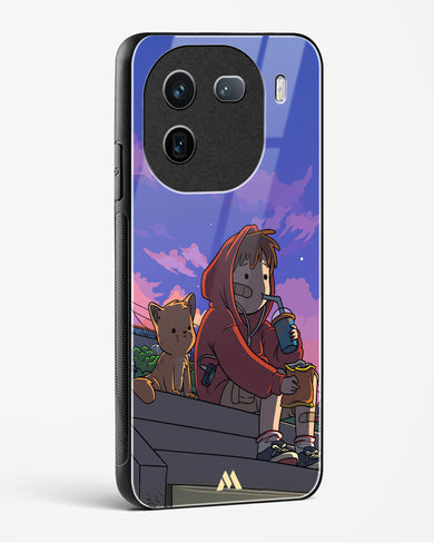 Anime Boy Lo Fi Glass Case Phone Cover (Vivo)