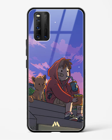 Anime Boy Lo Fi Glass Case Phone Cover (Vivo)