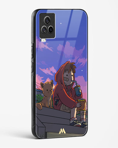 Anime Boy Lo Fi Glass Case Phone Cover (Vivo)