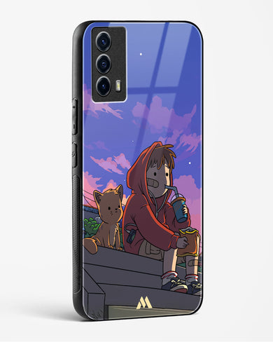 Anime Boy Lo Fi Glass Case Phone Cover (Vivo)