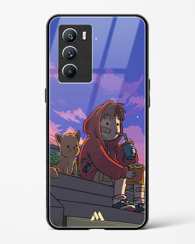 Anime Boy Lo Fi Glass Case Phone Cover (Vivo)