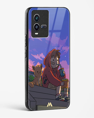 Anime Boy Lo Fi Glass Case Phone Cover (Vivo)