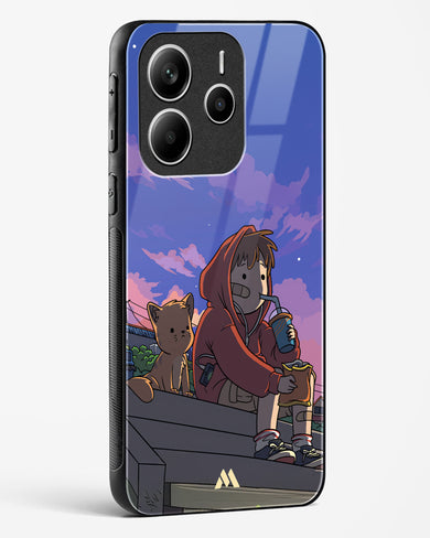 Anime Boy Lo Fi Glass Case Phone Cover (Xiaomi)
