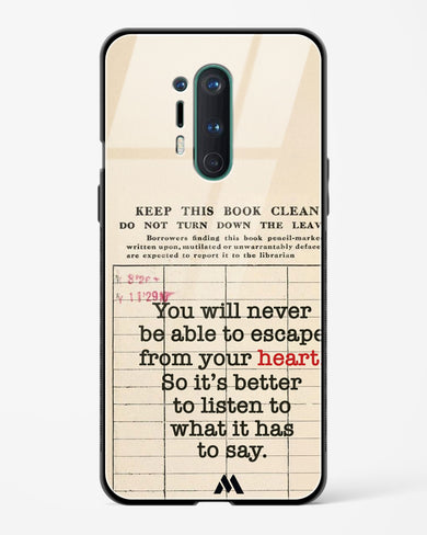 Listen to your Heart Glass Case Phone Cover (OnePlus)