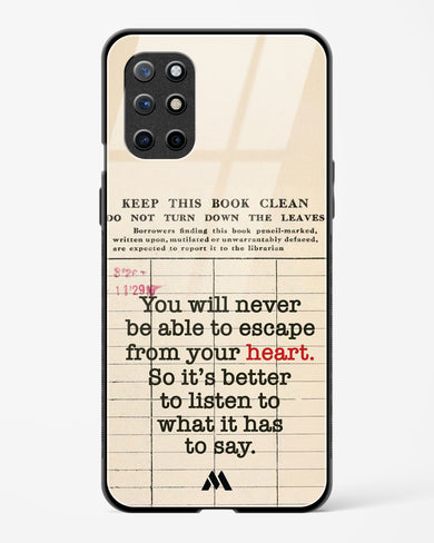 Listen to your Heart Glass Case Phone Cover (OnePlus)