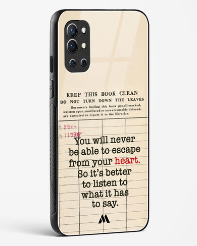 Listen to your Heart Glass Case Phone Cover (OnePlus)