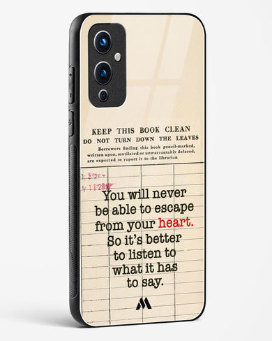 Listen to your Heart Glass Case Phone Cover (OnePlus)