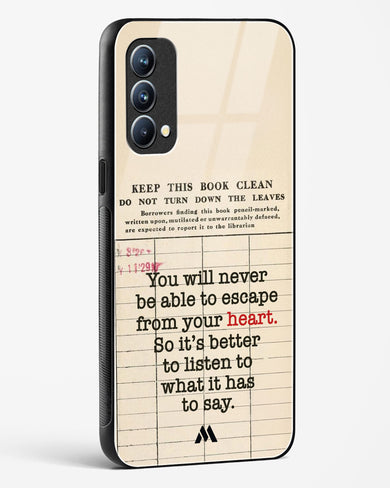 Listen to your Heart Glass Case Phone Cover (Oppo)