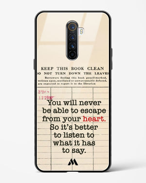 Listen to your Heart Glass Case Phone Cover (Oppo)