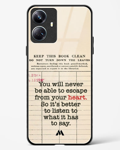 Listen to your Heart Glass Case Phone Cover (Realme)