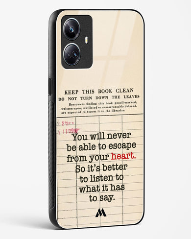Listen to your Heart Glass Case Phone Cover (Realme)