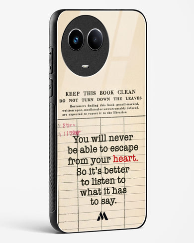Listen to your Heart Glass Case Phone Cover (Realme)