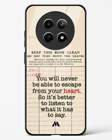 Listen to your Heart Glass Case Phone Cover (Realme)