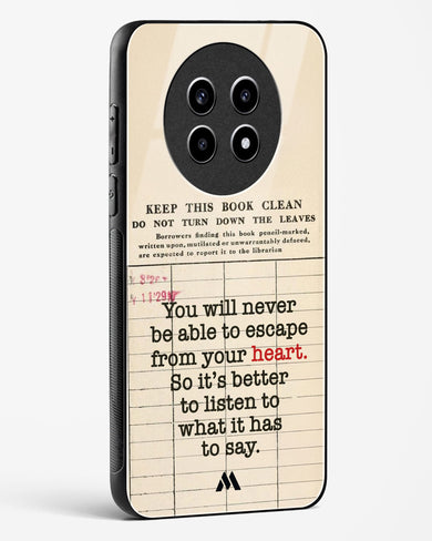 Listen to your Heart Glass Case Phone Cover (Realme)