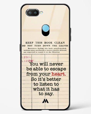 Listen to your Heart Glass Case Phone Cover (Realme)