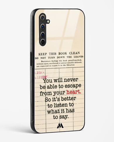 Listen to your Heart Glass Case Phone Cover (Realme)