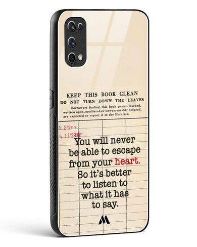 Listen to your Heart Glass Case Phone Cover (Realme)