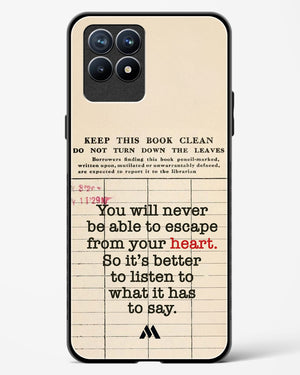 Listen to your Heart Glass Case Phone Cover (Realme)