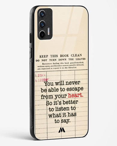 Listen to your Heart Glass Case Phone Cover (Realme)
