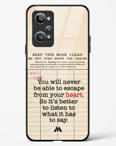 Listen to your Heart Glass Case Phone Cover (Realme)