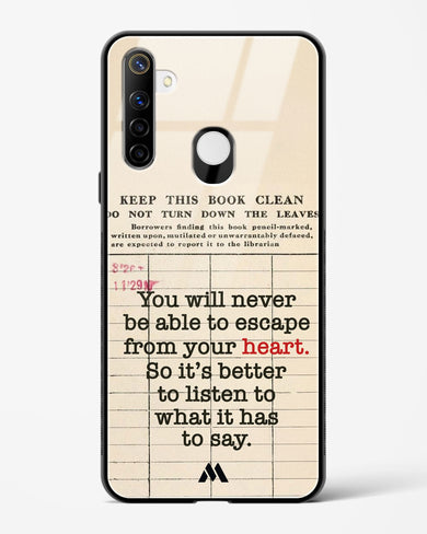 Listen to your Heart Glass Case Phone Cover (Realme)