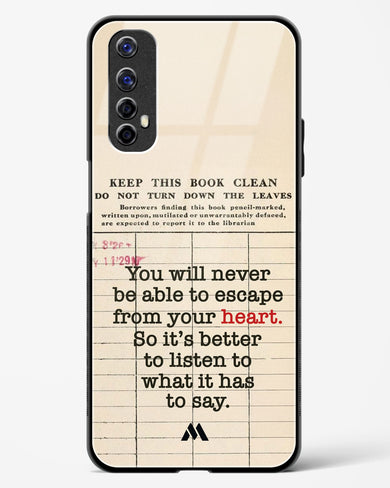 Listen to your Heart Glass Case Phone Cover (Realme)