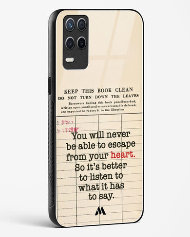 Listen to your Heart Glass Case Phone Cover (Realme)
