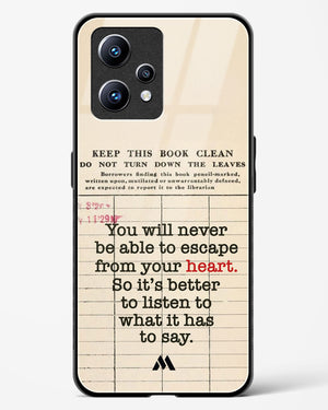 Listen to your Heart Glass Case Phone Cover (Realme)
