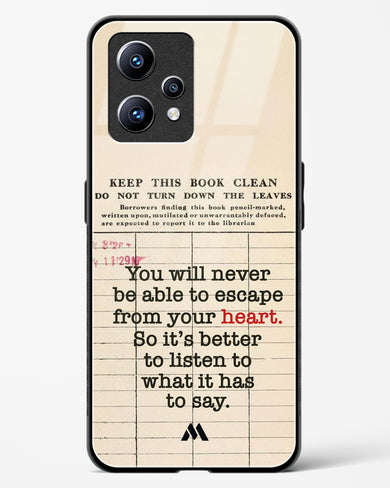 Listen to your Heart Glass Case Phone Cover (Realme)