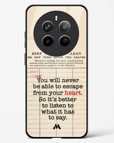 Listen to your Heart Glass Case Phone Cover (Realme)