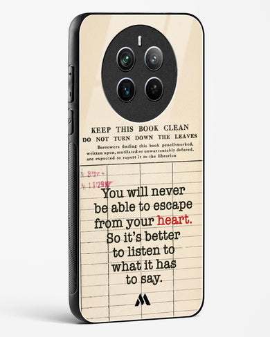 Listen to your Heart Glass Case Phone Cover (Realme)