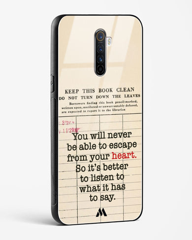 Listen to your Heart Glass Case Phone Cover (Realme)