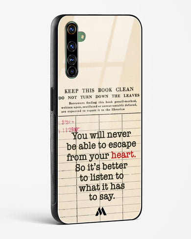Listen to your Heart Glass Case Phone Cover (Realme)