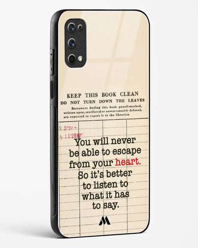 Listen to your Heart Glass Case Phone Cover (Realme)