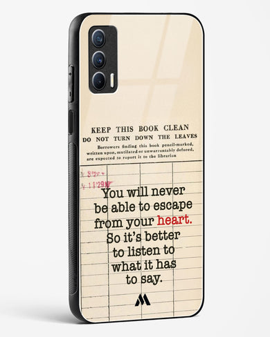 Listen to your Heart Glass Case Phone Cover (Realme)