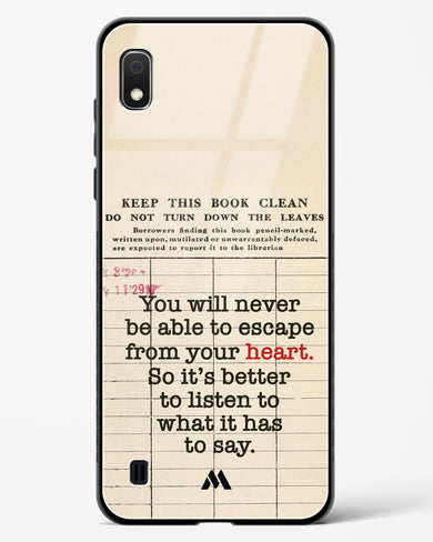 Listen to your Heart Glass Case Phone Cover (Samsung)