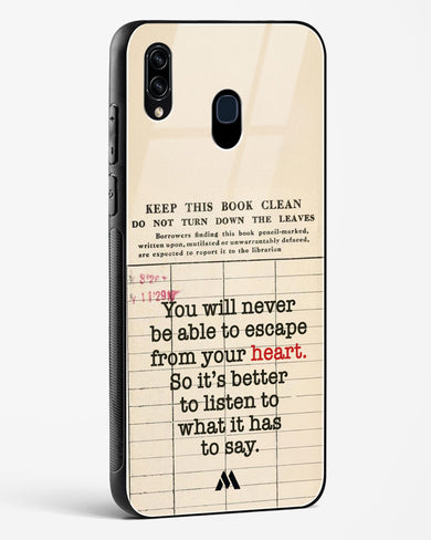 Listen to your Heart Glass Case Phone Cover (Samsung)