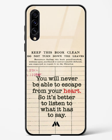 Listen to your Heart Glass Case Phone Cover (Samsung)