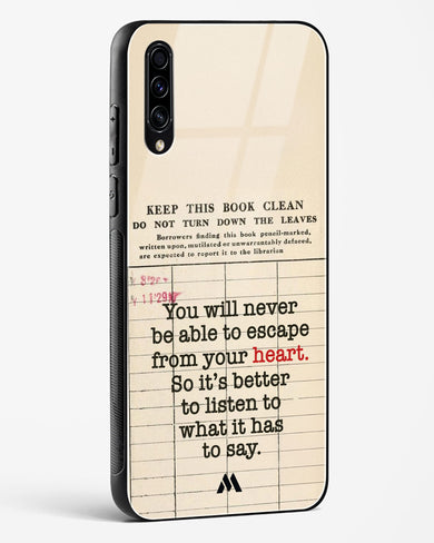 Listen to your Heart Glass Case Phone Cover (Samsung)