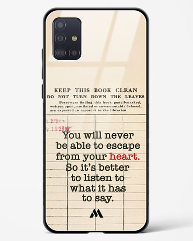 Listen to your Heart Glass Case Phone Cover (Samsung)