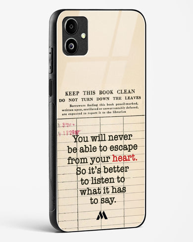 Listen to your Heart Glass Case Phone Cover (Samsung)