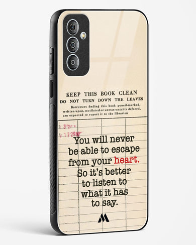 Listen to your Heart Glass Case Phone Cover (Samsung)